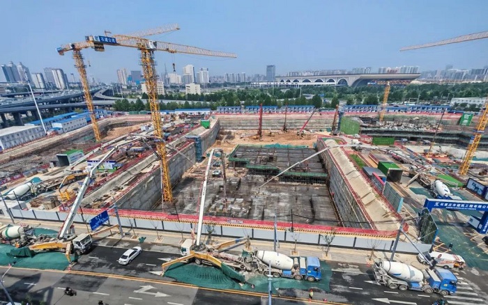 提速发展→和记娱乐混凝土机械助建石家庄城市更新
